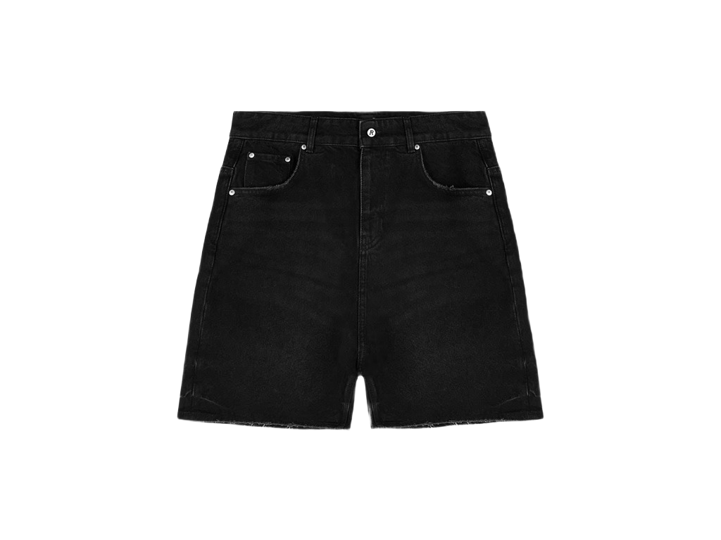 Represent R10T Tailored Denim Black Shorts