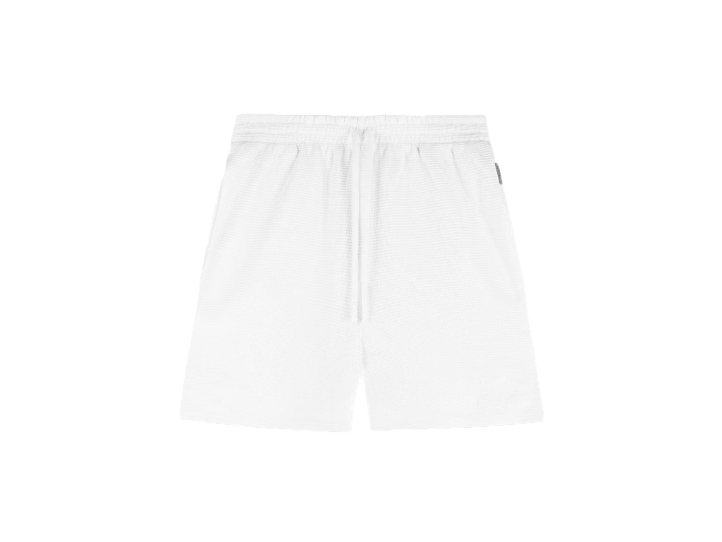 Represent Waffle Shorts White