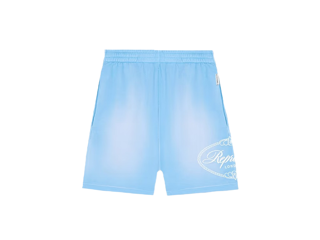 Represent X Harrods Crest Shorts Cloud Blue-Represent-pikastore.cz