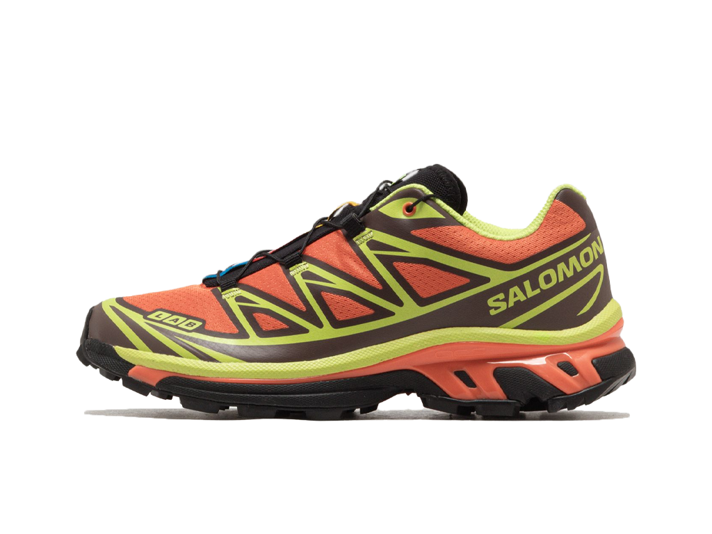 Salomon XT-6 Red Orange Sharp Green