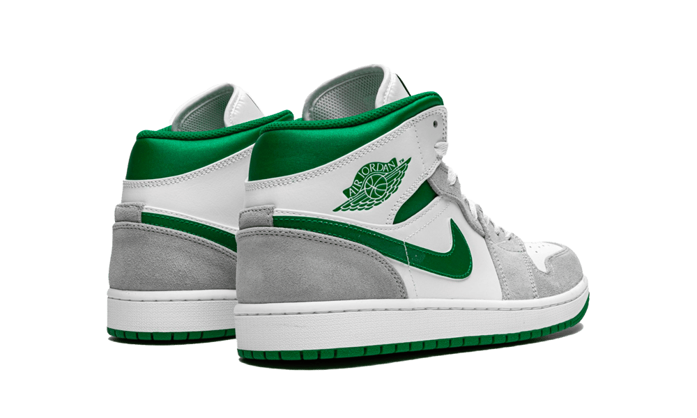 Nike Air Jordan 1 Mid SE Grey Green-sneakers-Air Jordan-pikastore.cz