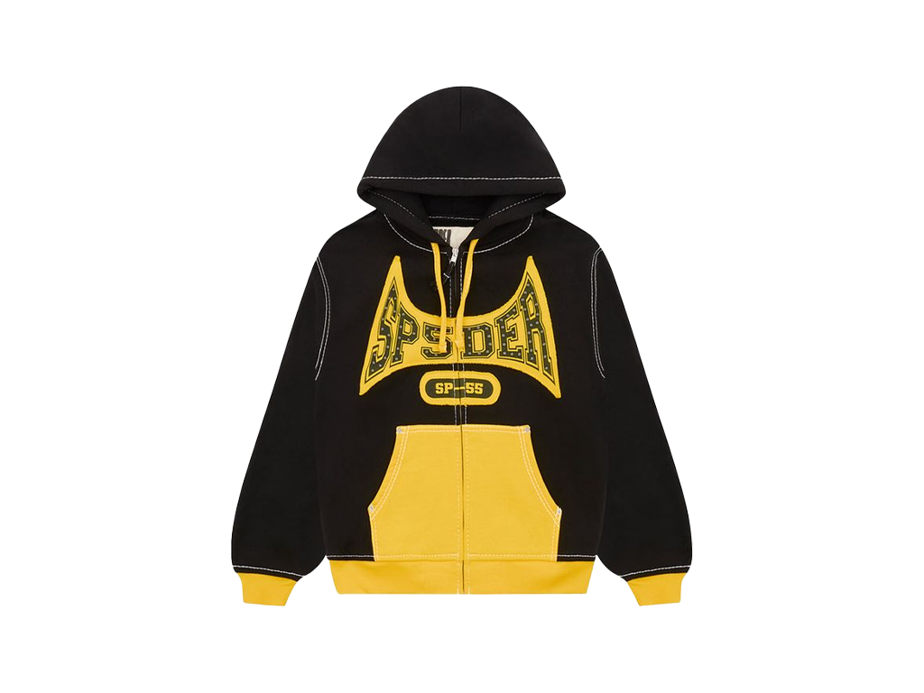Sp5der TF Zip Hoodie Black-Sp5der-pikastore.cz