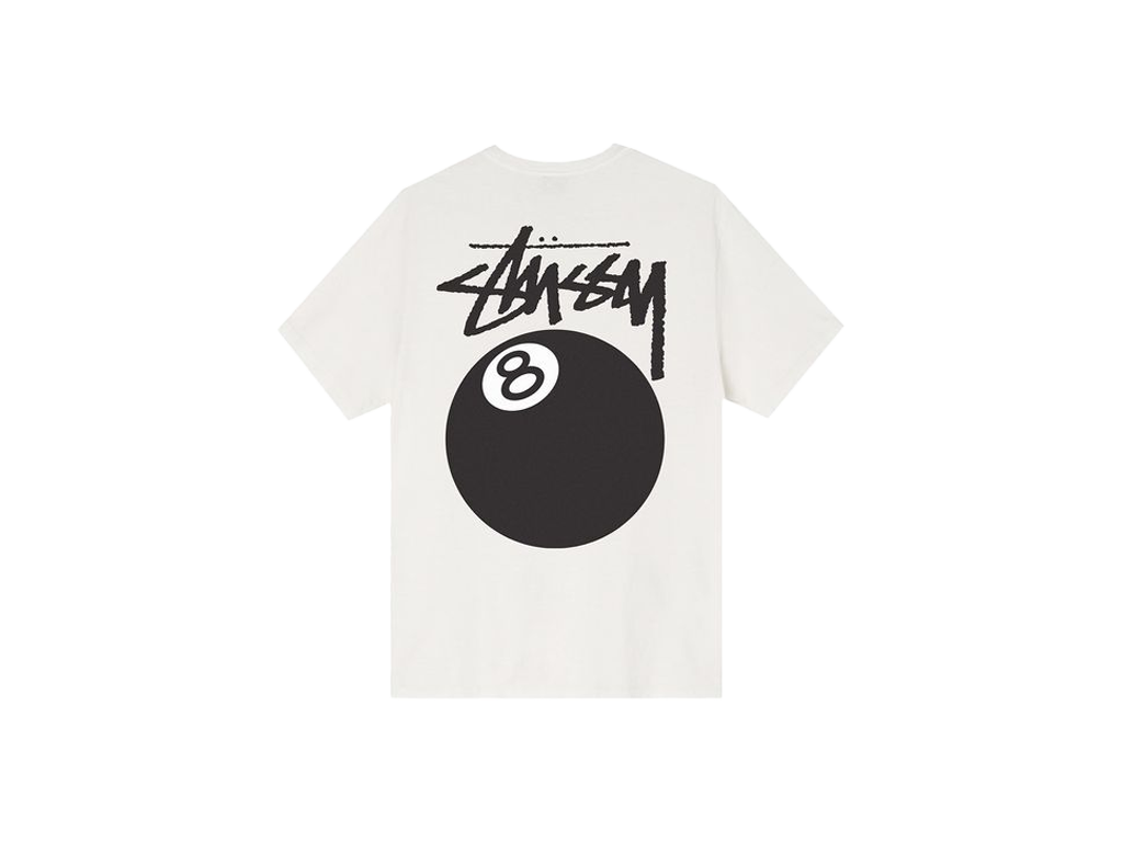 Stussy 8 Ball Tee Pigment Dyed - Natural-Stussy-pikastore.cz