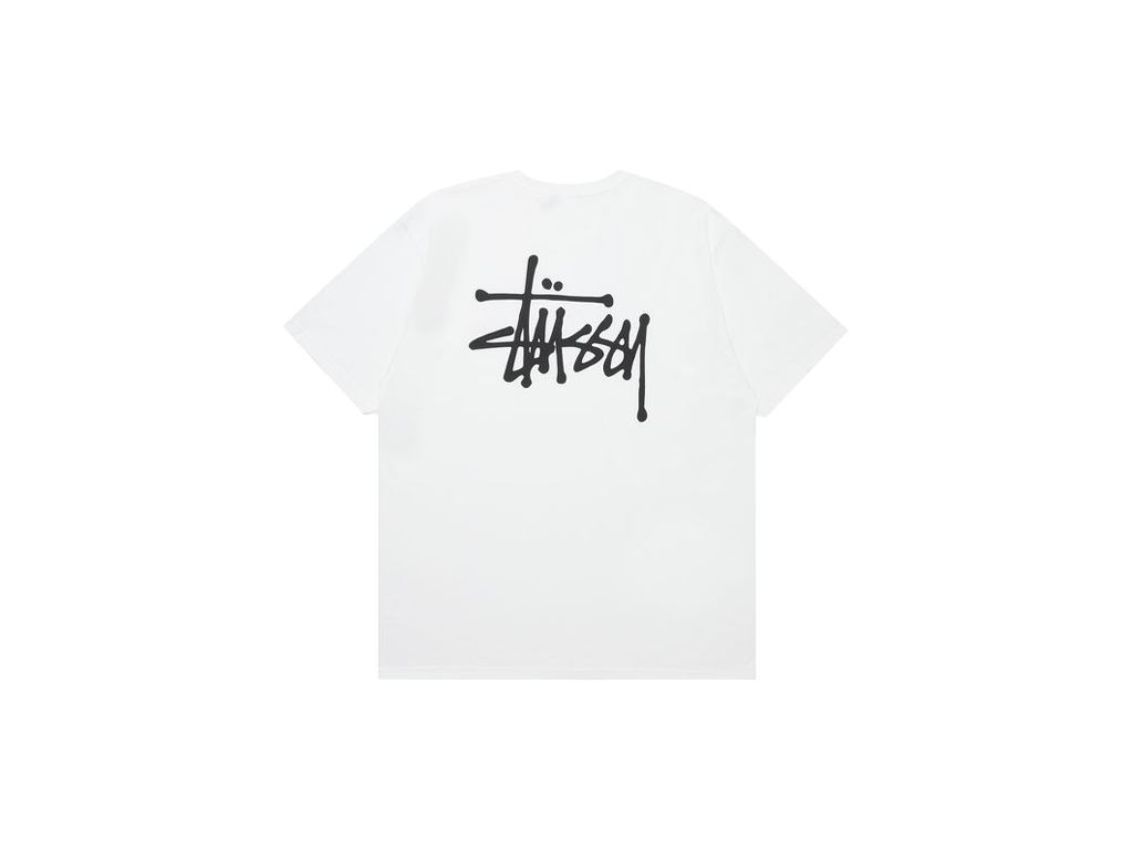 Stussy Basic Logo Tee White-Stüssy-pikastore.cz