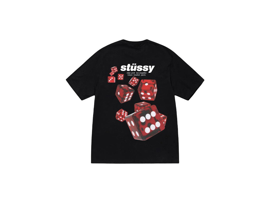 Stussy Rollers Tee Black-Stussy-pikastore.cz