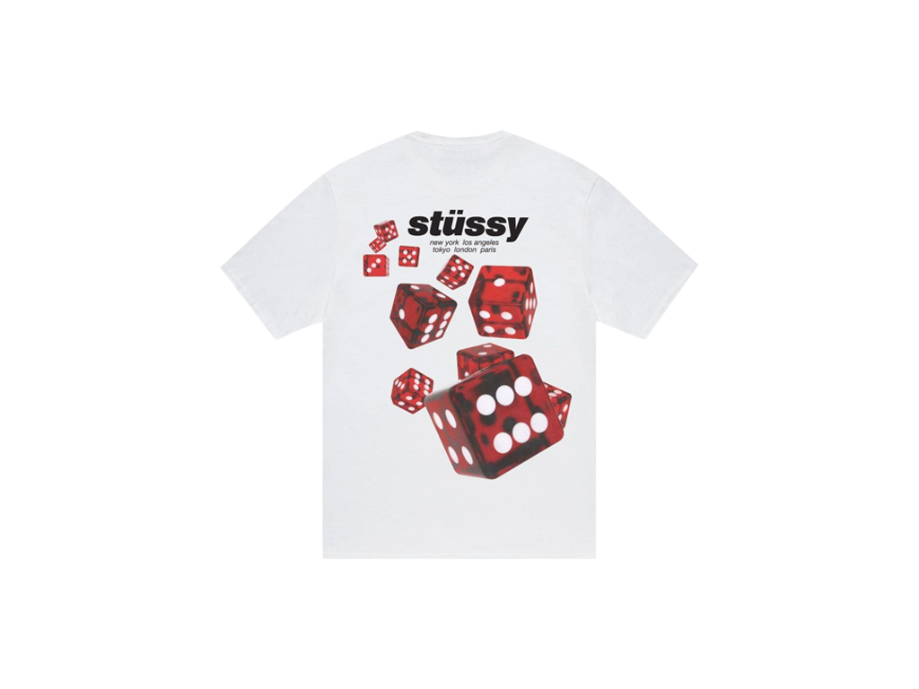 Stussy Rollers Tee White-Stussy-pikastore.cz