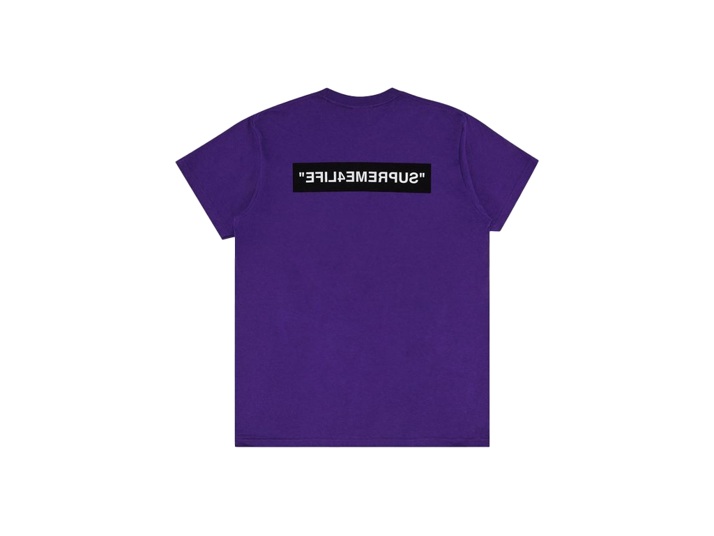 Supreme 4 Life Tee Purple-Supreme-pikastore.cz