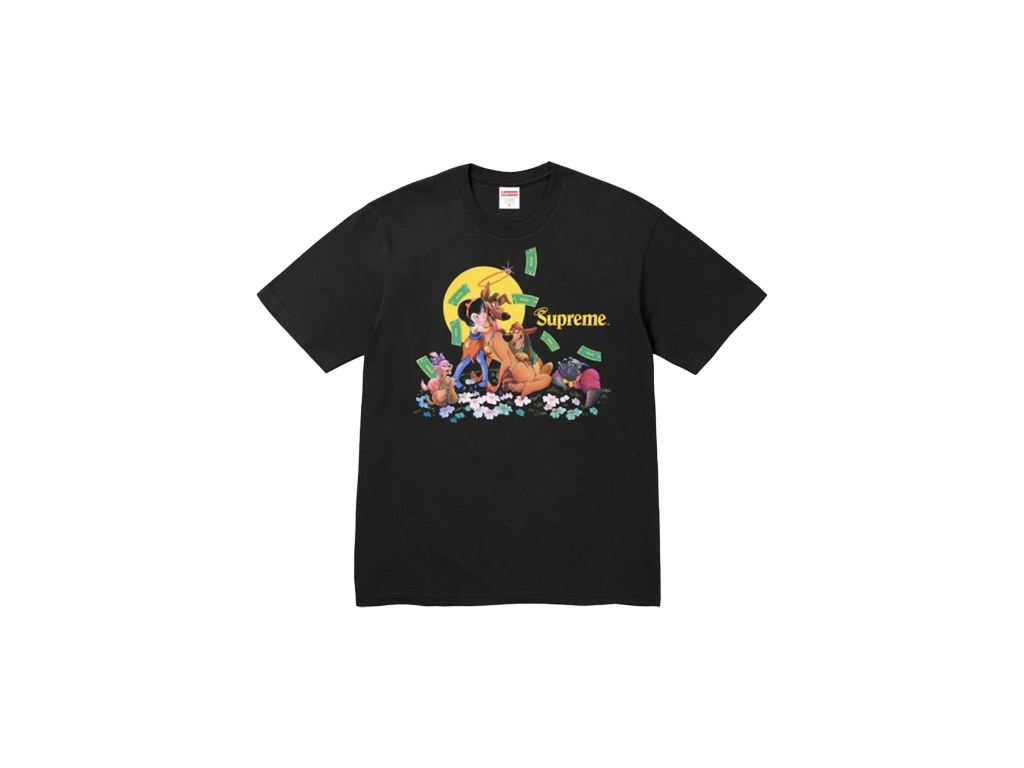 Supreme All Dogs Go To Heaven Tee Black-Supreme-pikastore.cz