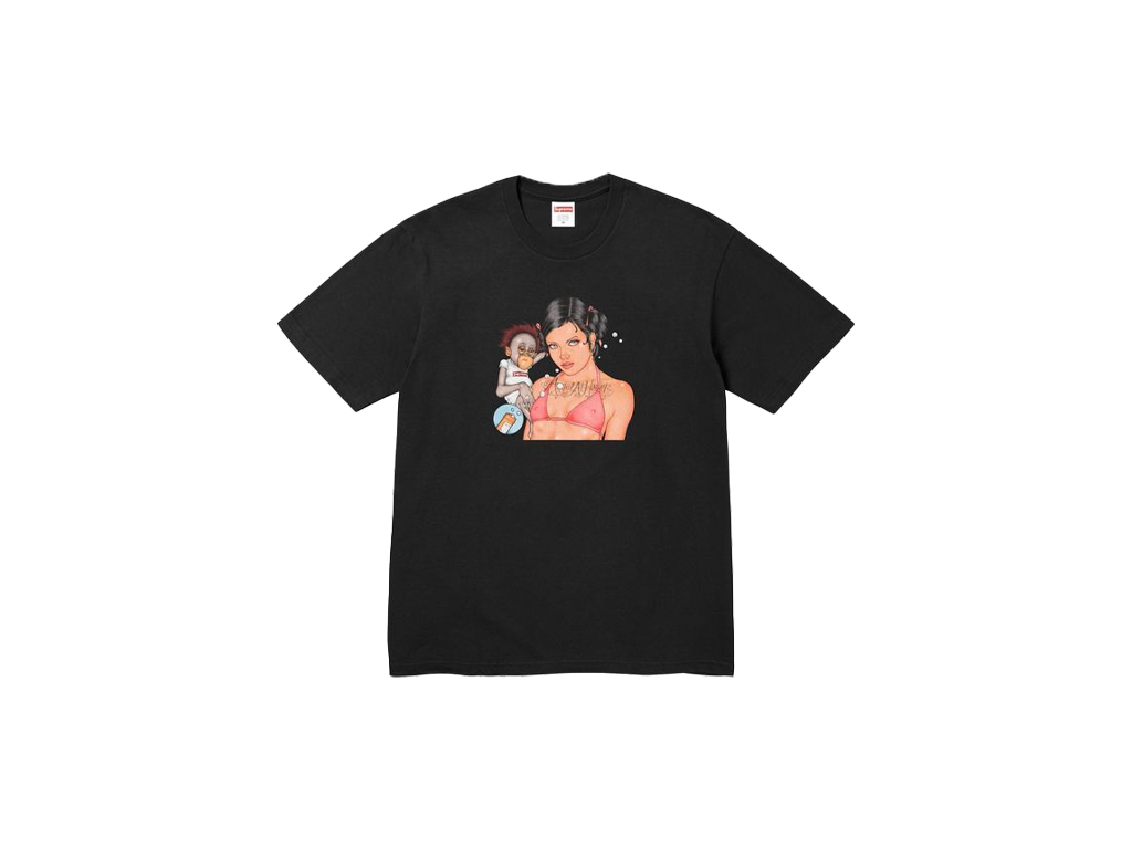 Supreme Angel Tee Black-Supreme-pikastore.cz