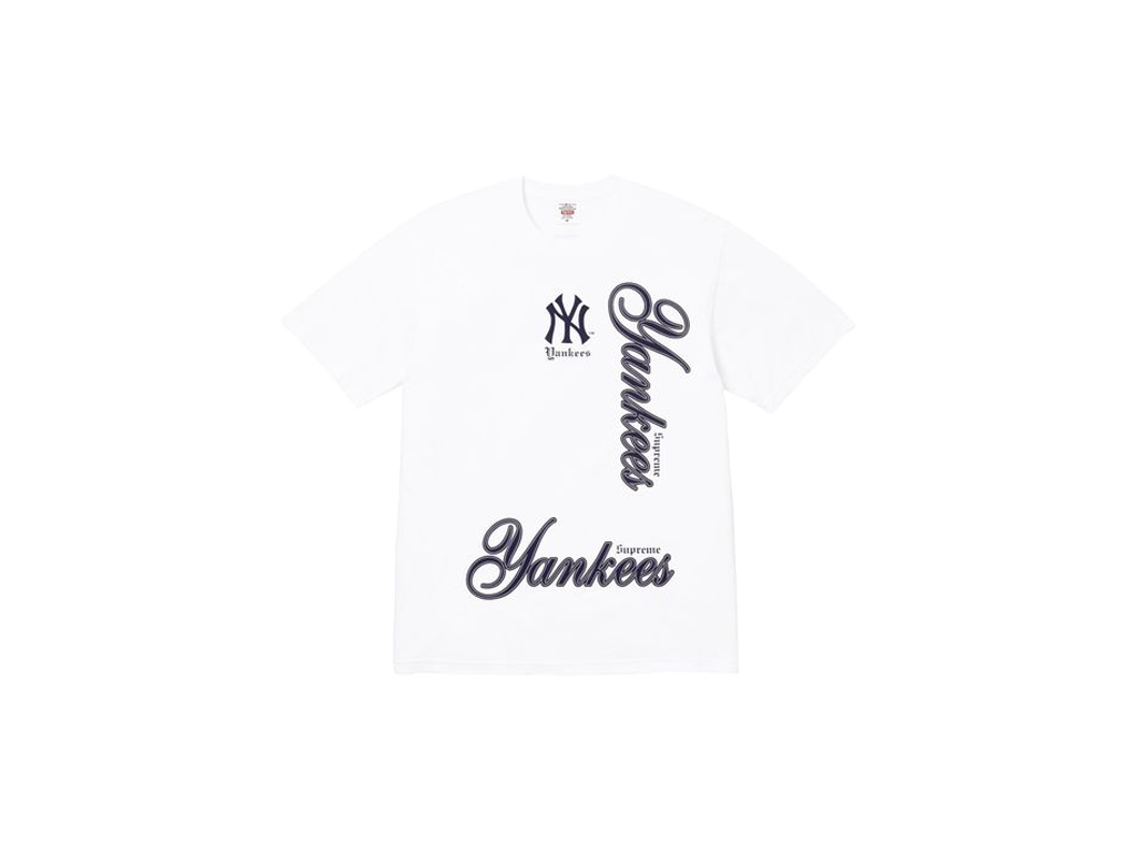 Supreme MLB Teams Sox Tee White-Supreme-pikastore.cz