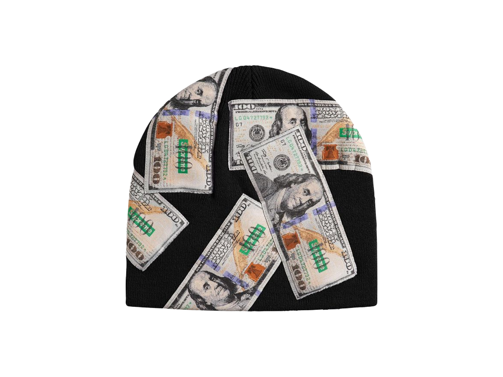 Supreme Money Beanie Black-Supreme-pikastore.cz