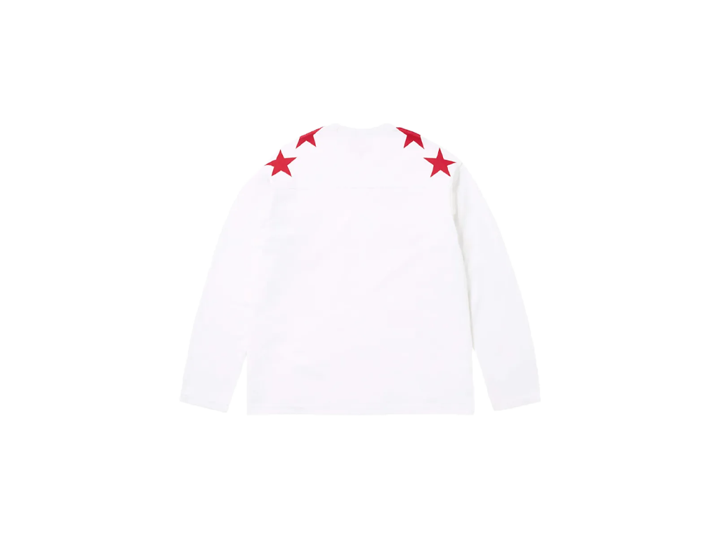 Supreme Playboy L/S Football Top White