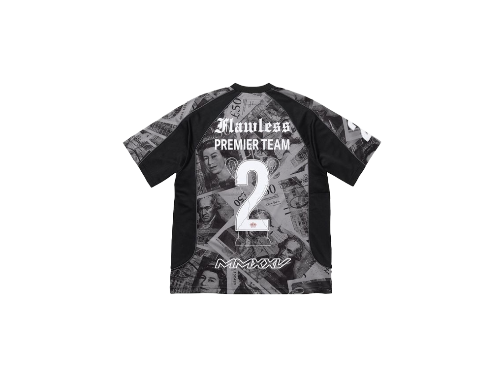 Supreme Pounds Soccer Jersey Black-Supreme-pikastore.cz