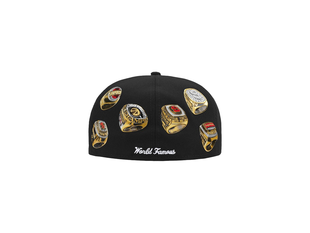 Supreme Rings Box Logo New Era Black-Supreme-pikastore.cz