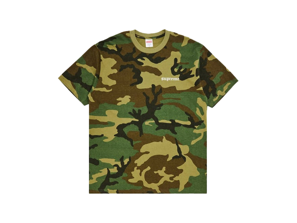 Supreme Target Tee Woodland Camo-Supreme-pikastore.cz