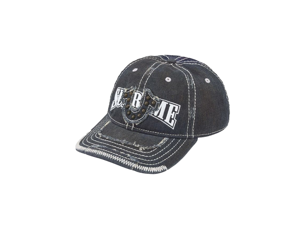 Supreme True Religion Mesh Back 6-Panel Grey-Supreme-pikastore.cz