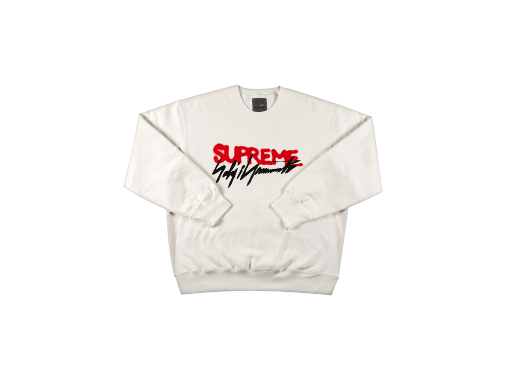 Supreme Yohji Yamamoto Crewneck White-Supreme-pikastore.cz