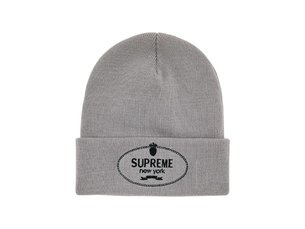 Supreme Crest Beanie Grey-Supreme-pikastore.cz