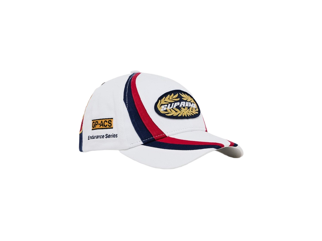Supreme Endurance Series 6-Panel White Cap-Supreme-pikastore.cz