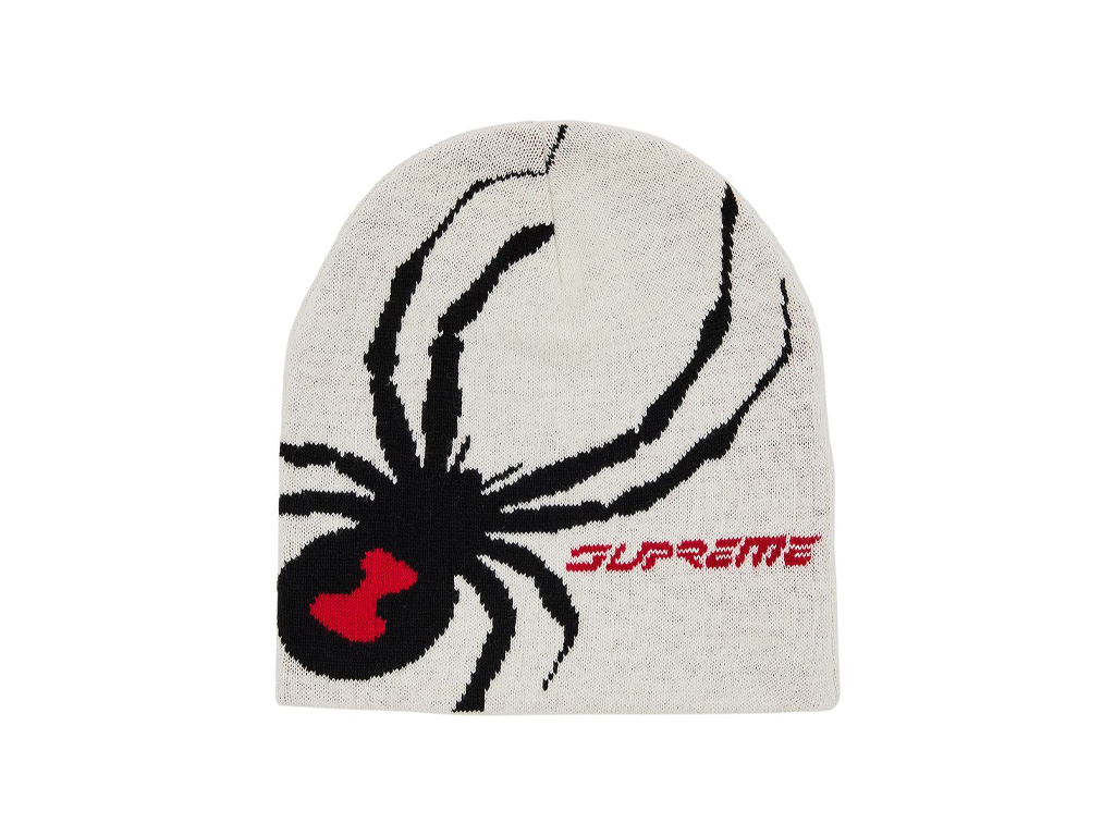 Supreme Spyder Beanie White-Supreme-pikastore.cz