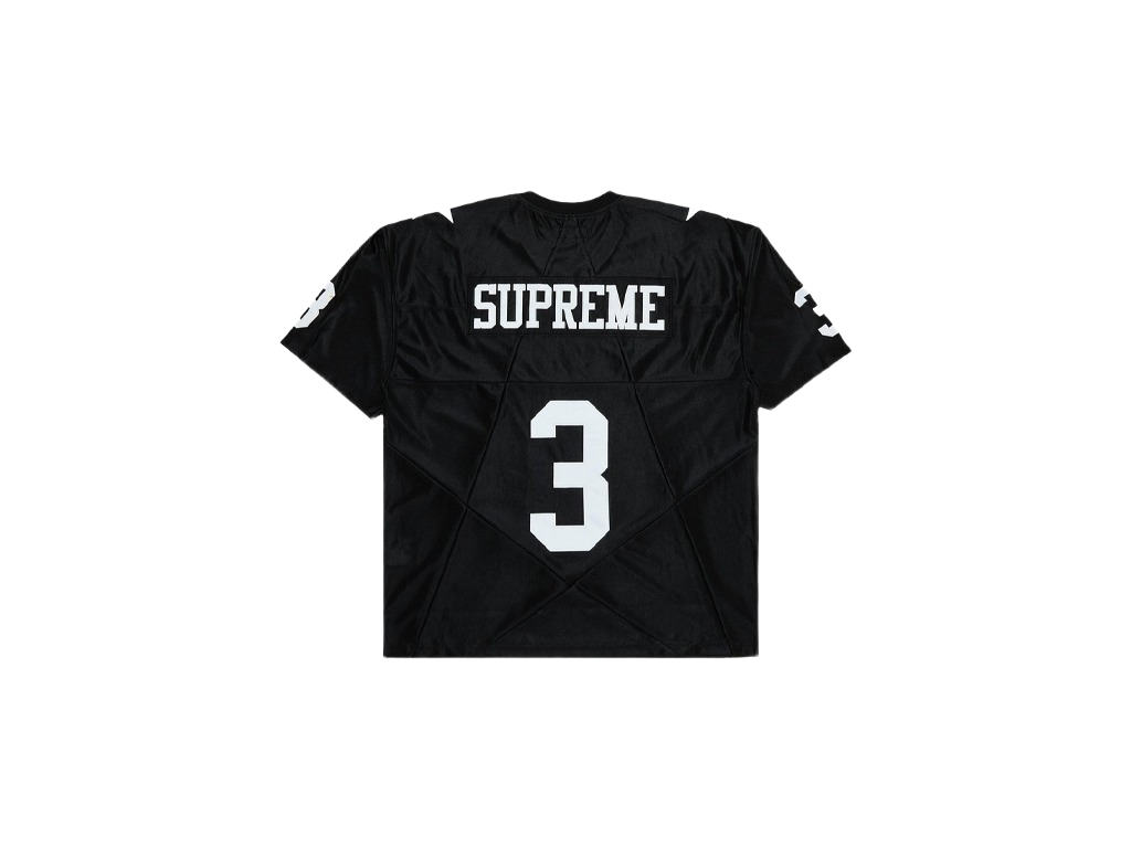 Supreme Star Football Jersey Black-Supreme-pikastore.cz