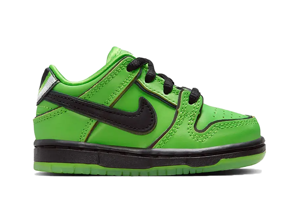 The Powerpuff Girls x Nike Dunk Low Pro SB QS TD Buttercup – sportcipő – fotó 4/5