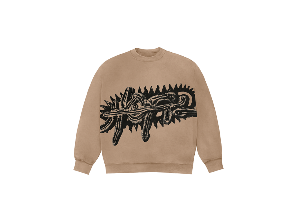 Travis Scott Utopia A3 CD Box Sweatshirt Brown-Travis Scott-pikastore.cz