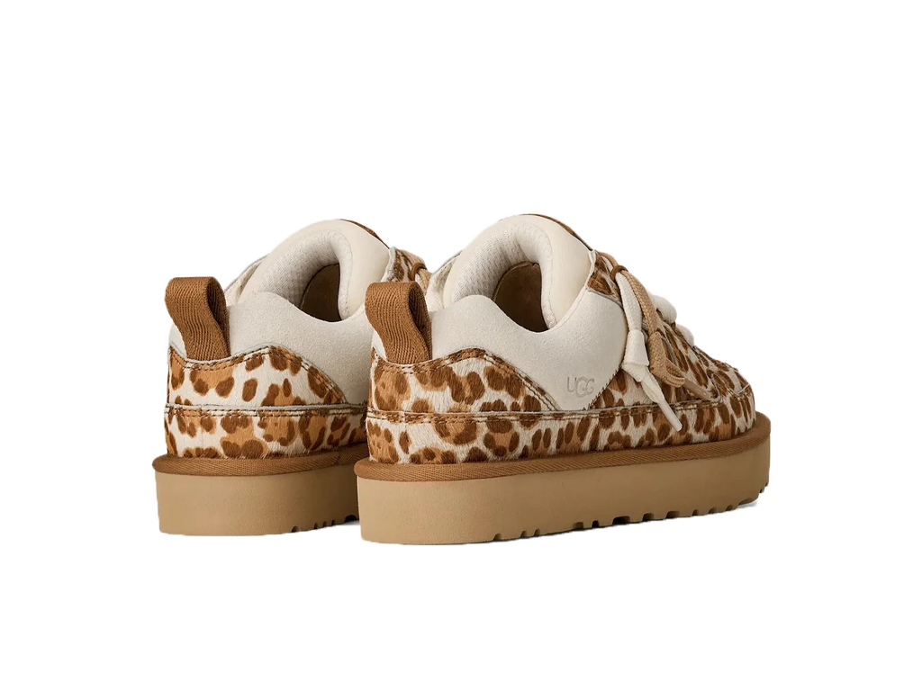 UGG Lowmel Lo Plains Felicity Leopard Jasmine (Women's) – pantofle – fotka 4 z 5