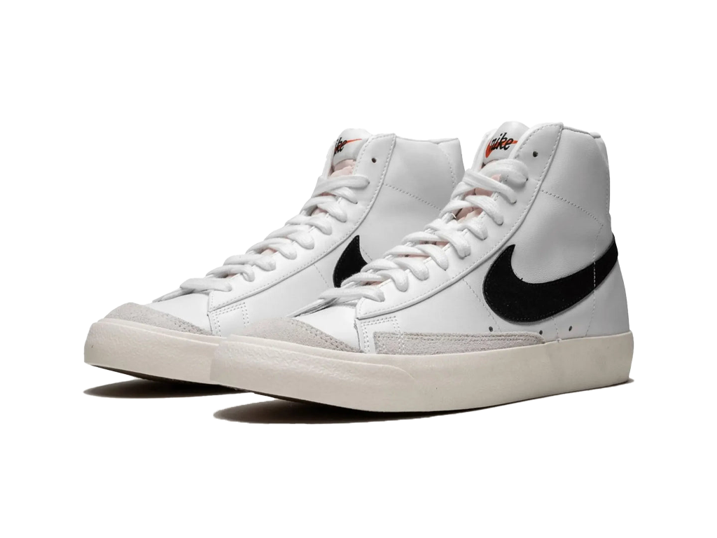 Nike Blazer Mid 77 Vintage White Black-sneakers-Nike-pikastore.cz
