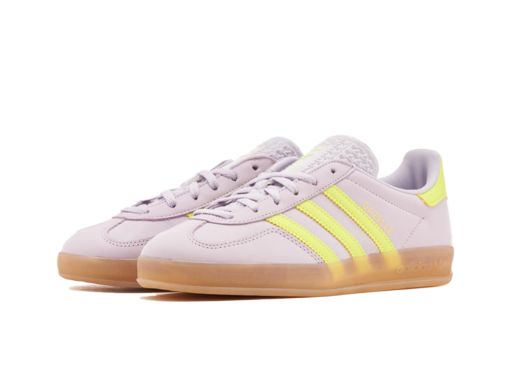 Wmns Gazelle Indoor Silver Dawn Solar Yellow-Adidas-pikastore.cz