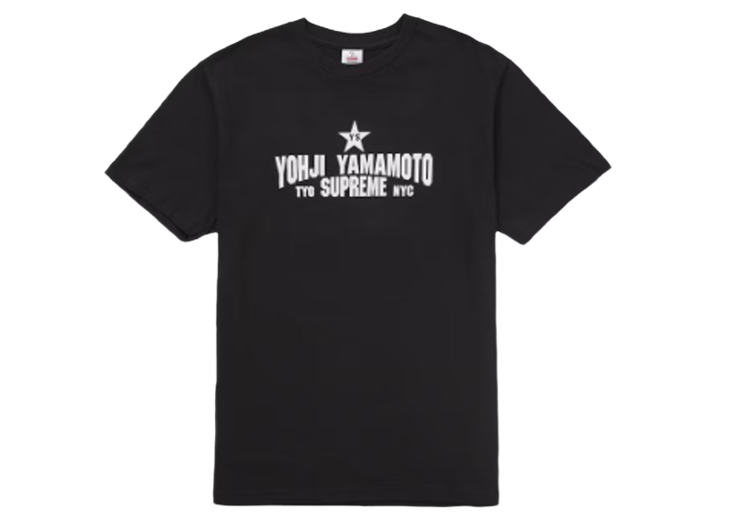 Supreme Ys by Yohji Yamamoto Star Tee Black-Supreme-pikastore.cz