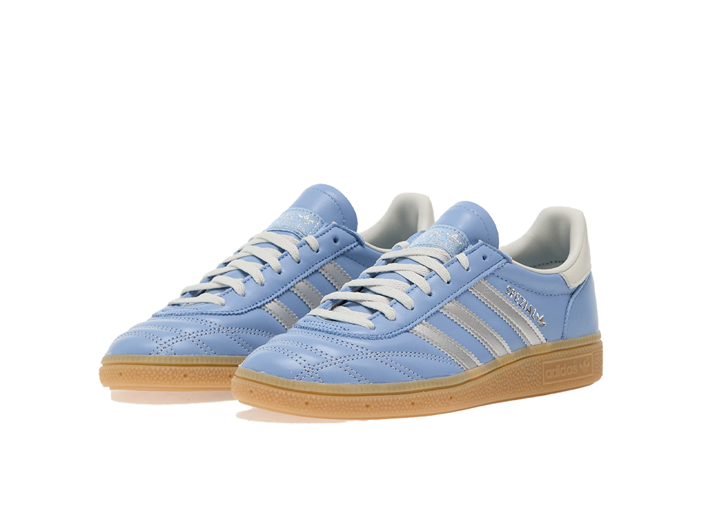 adidas Handball Spezial Quilted Stitching Ash Blue Silver (Women's)