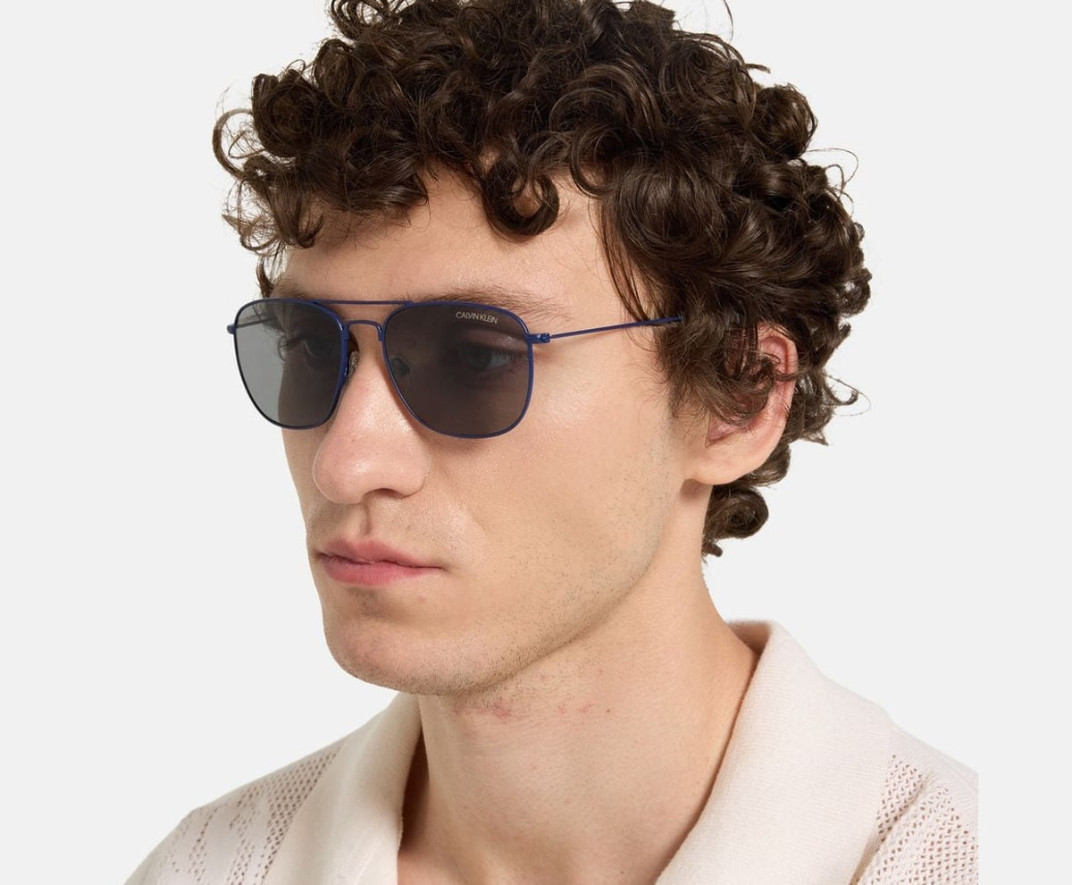Calvin Klein Sunglasses Dark Brown – akcesoria – zdjęcie 4 z 4