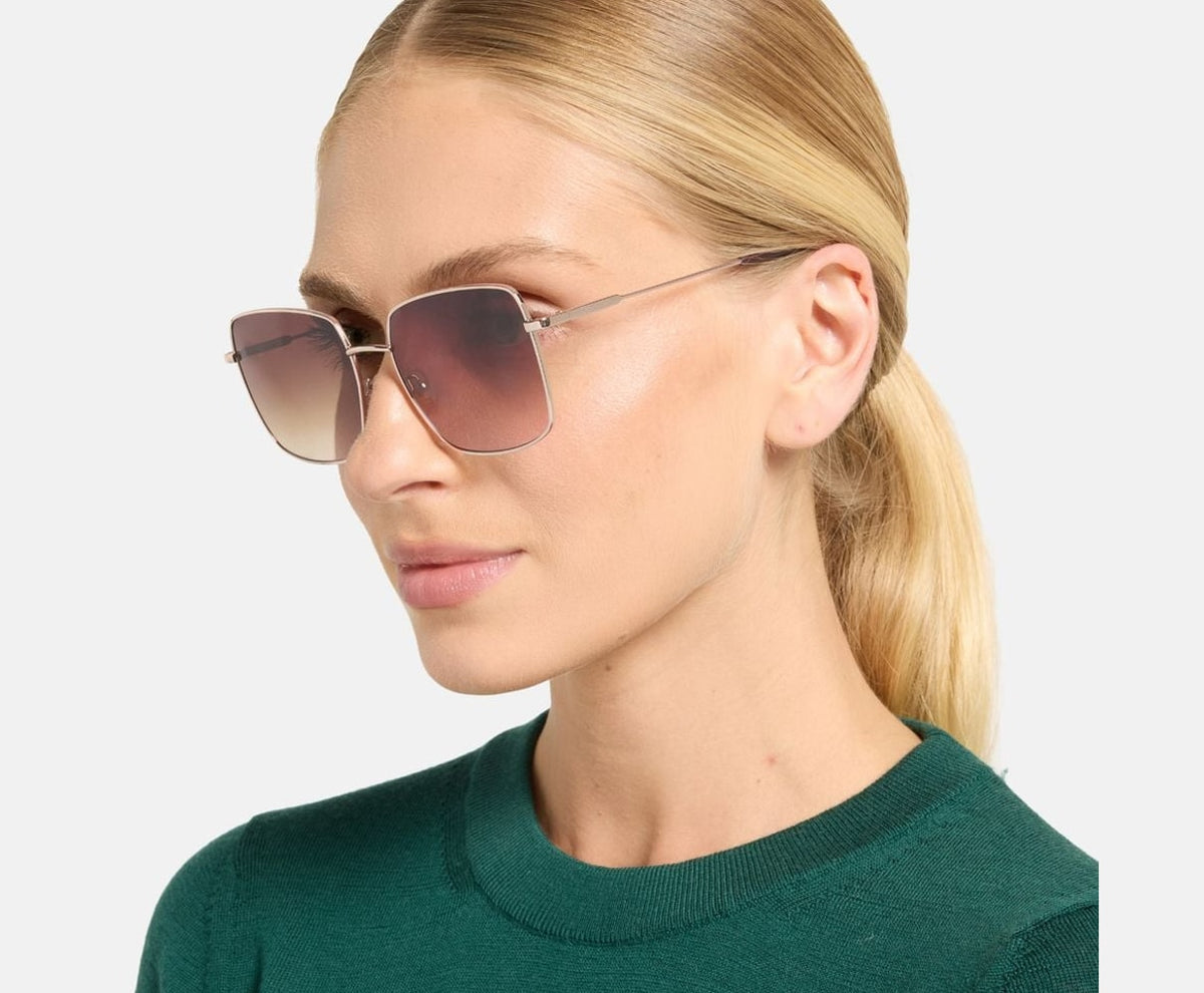 Calvin Klein Sunglasses Gold – lunettes – photo 4 sur 4