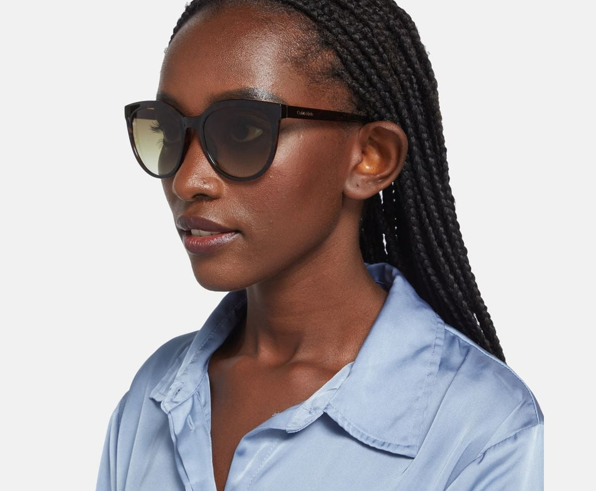 Calvin Klein Sunglasses Dark Brown – szemüveg – fotó 4/4