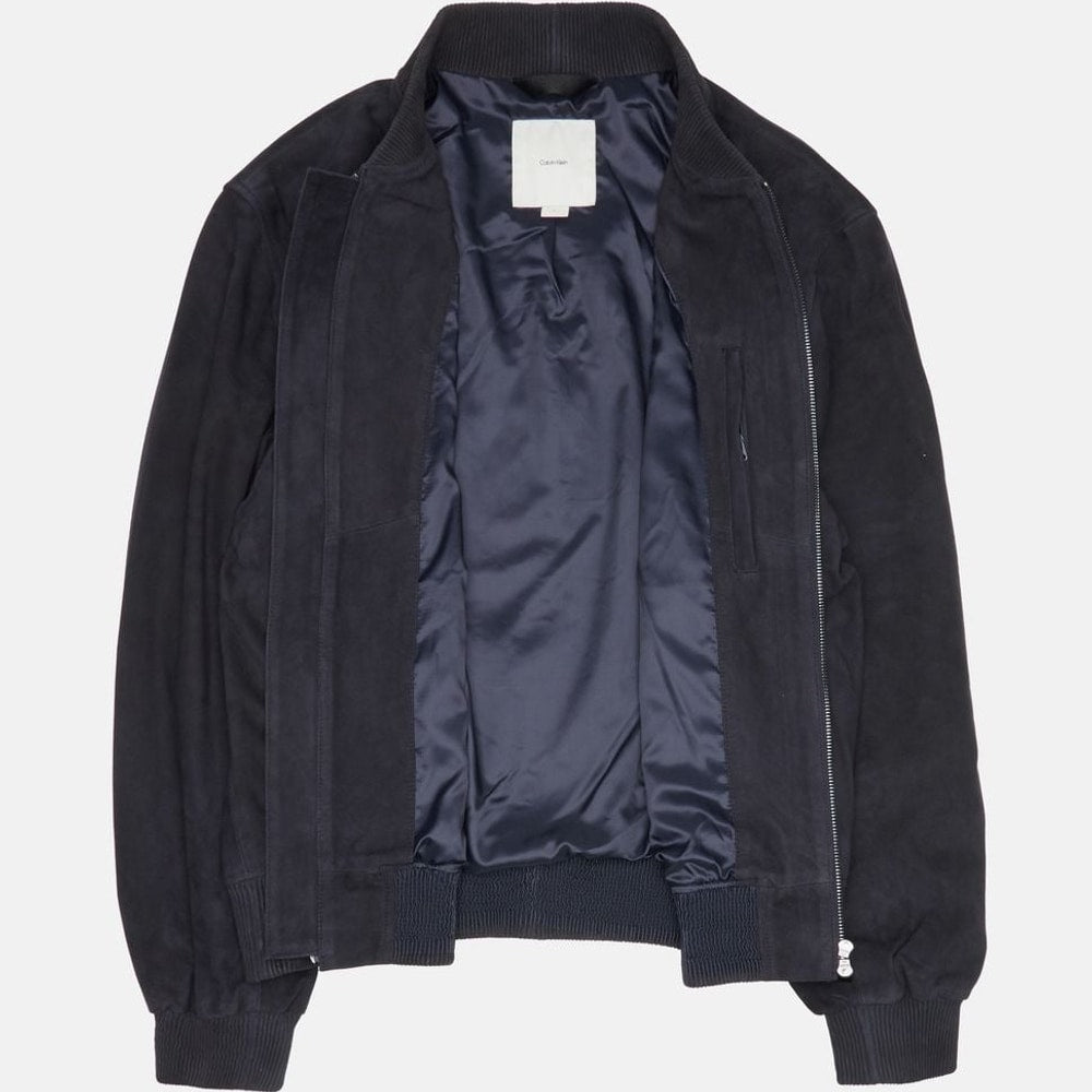 Calvin Klein Leather blouson Blue – odzież – zdjęcie 5 z 6