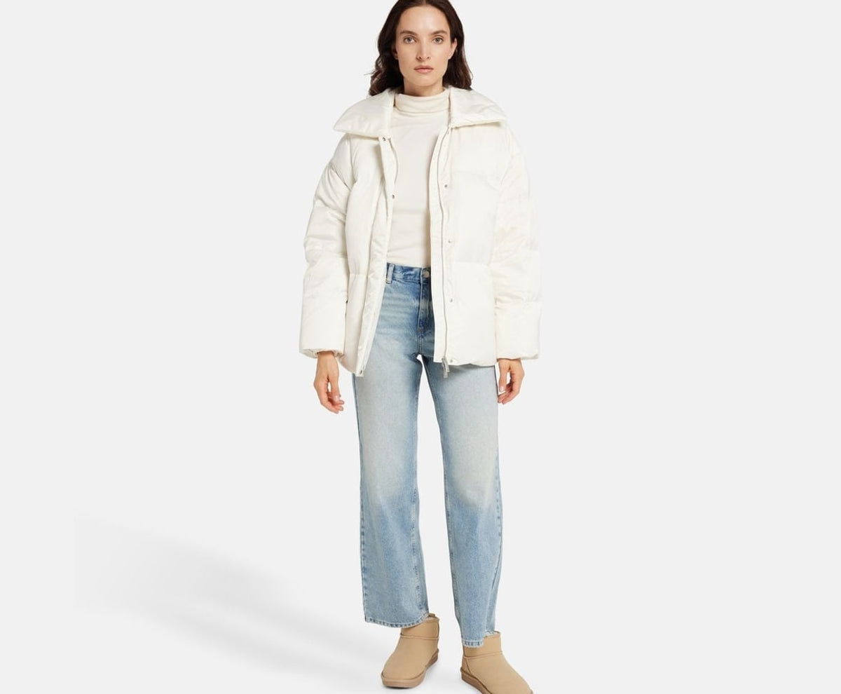 Calvin Klein Down jacket Natural – bunda – fotka 5 z 5