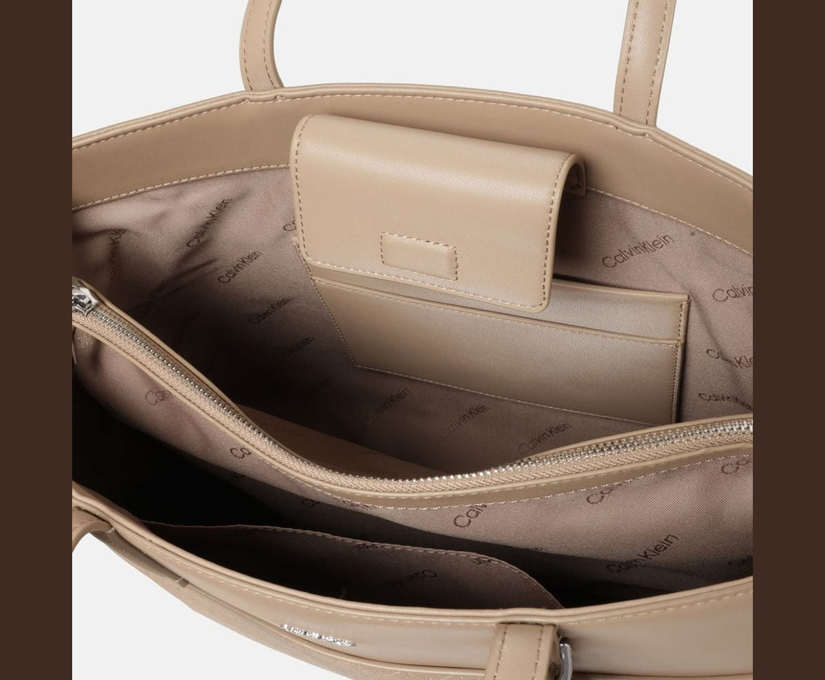 Calvin Klein Shopper Beige – accessori – foto 3 di 5
