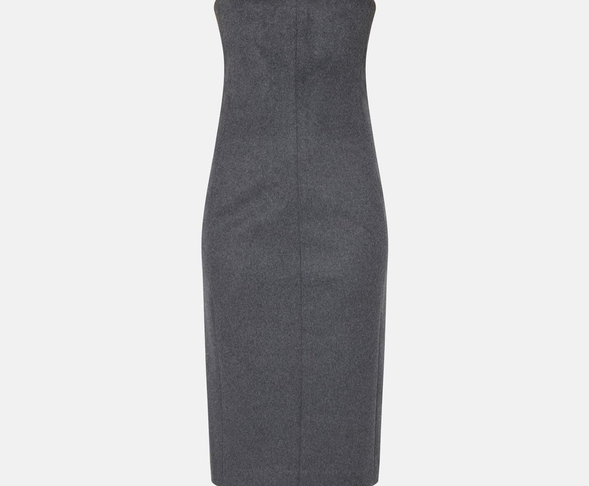 Calvin Klein Bandeau dress Grey – fotka 4 z 5