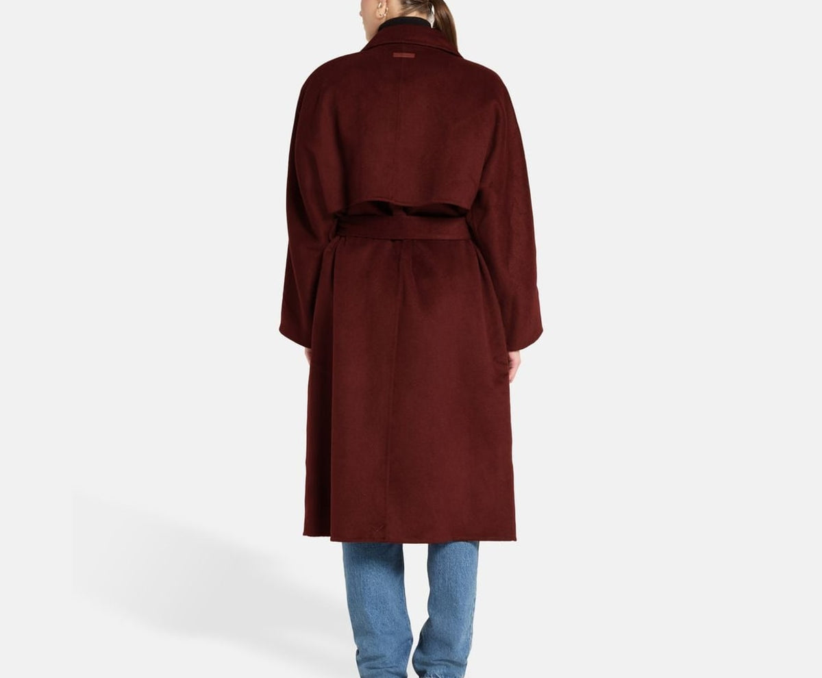 Calvin Klein Wool-blend coat Red – takki – kuva 4/6