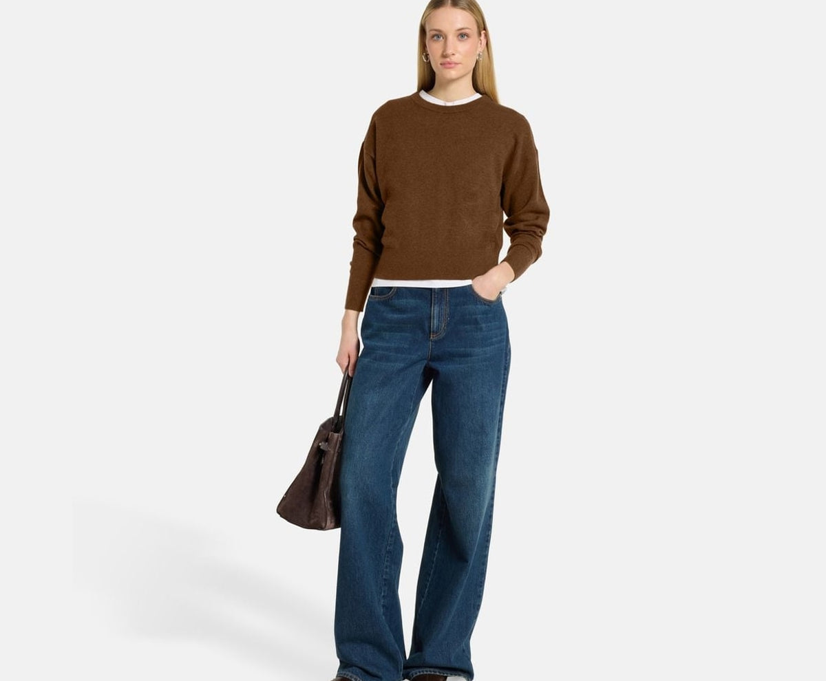 Calvin Klein Cashmere pullover Espresso Style Brown – huppari – kuva 5/5