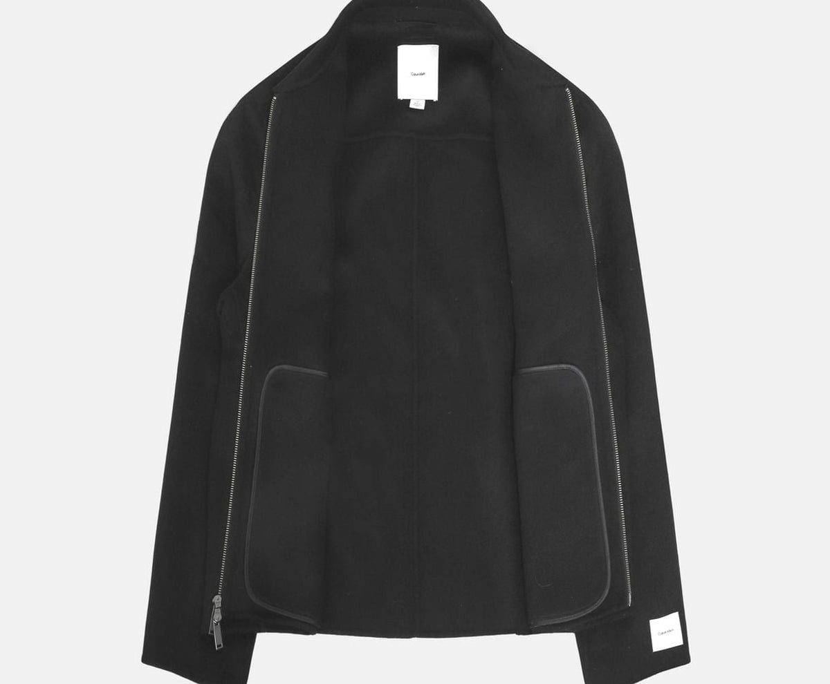 Calvin Klein Wool-blend jacket Black – geacă – fotografia 5 din 6