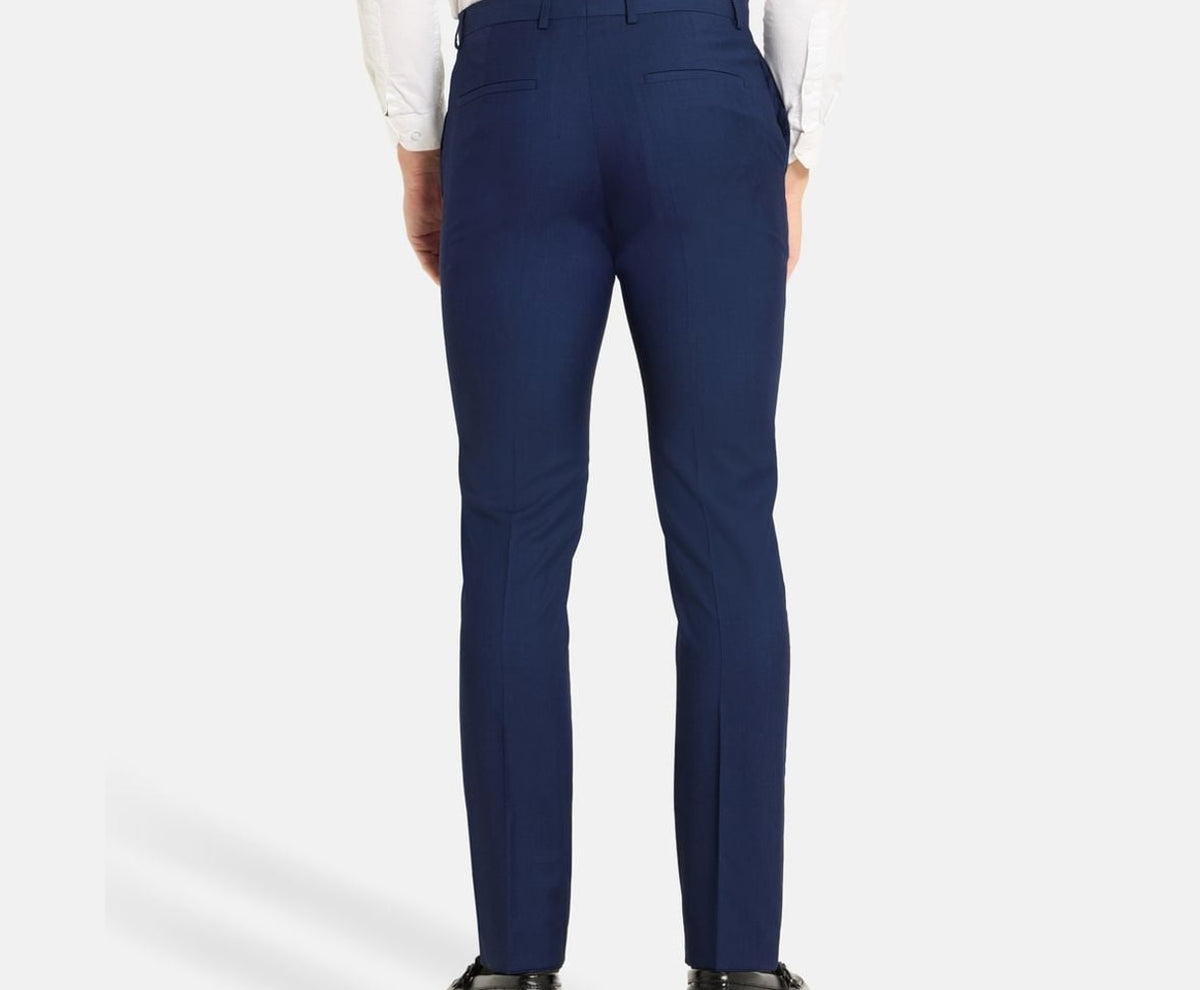 Calvin Klein Business trousers Dark Blue – nadrág – fotó 4/5