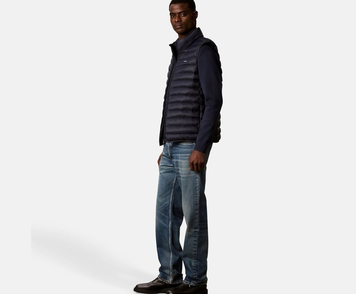 Calvin Klein Quilted gilet Dark Blue – kurtka – zdjęcie 5 z 5