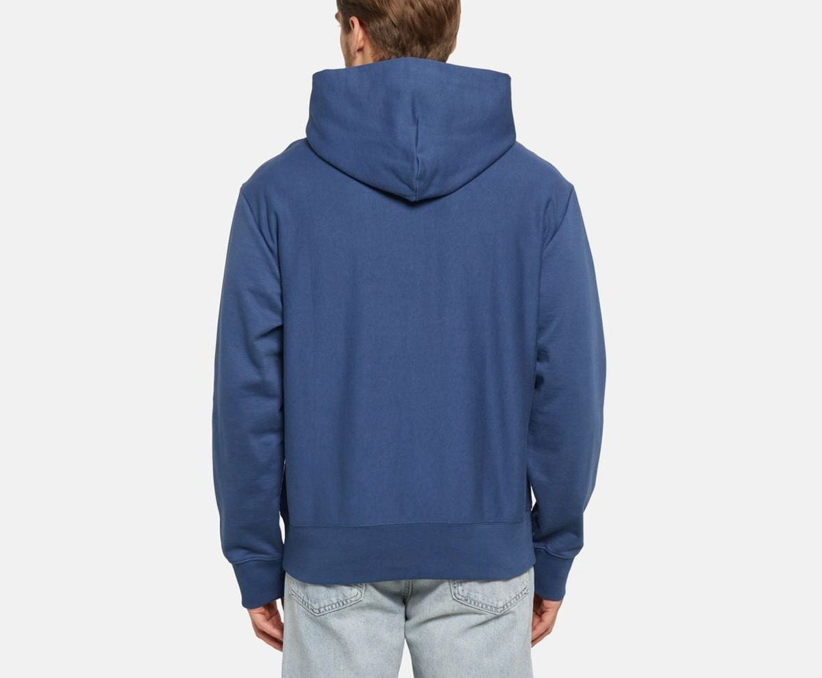 Calvin Klein Hoodie Dark Blue – mikina – fotka 4 z 5