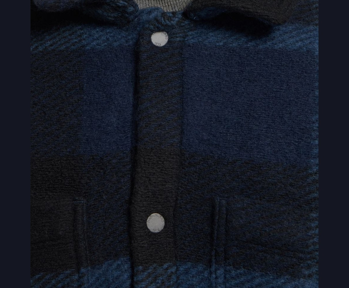 Timberland Wool-blend shacket Midnight Blue – clothing – photo 3 of 6