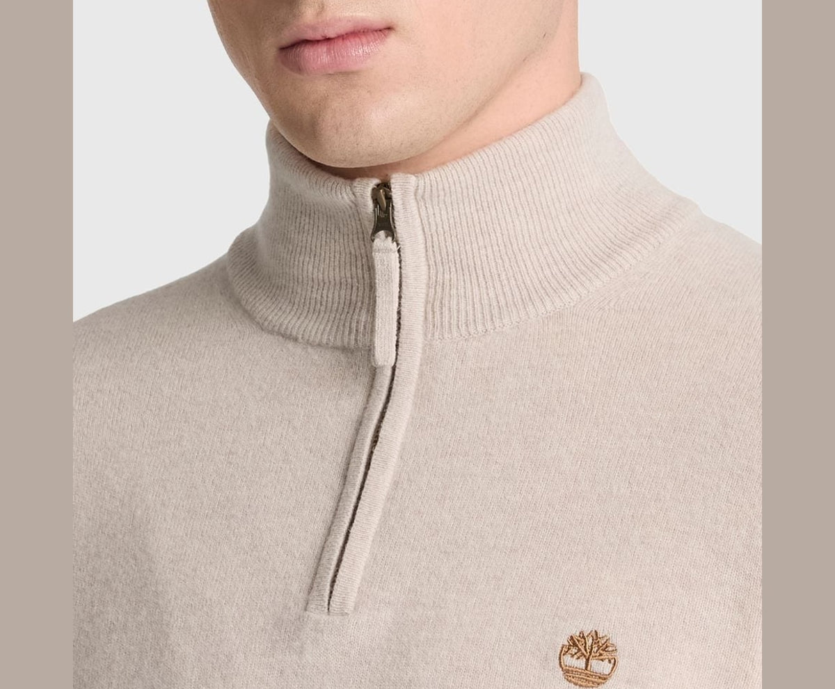 Timberland Wool-blend troyer Beige – odjeća – fotografija 3 od 5