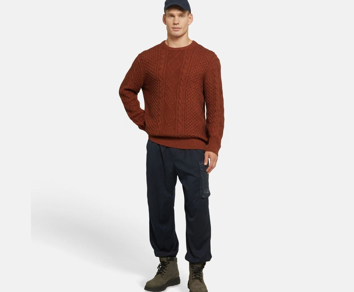 Timberland Knitted jumper Phillips Brook Cherry Red – bluza – zdjęcie 5 z 5