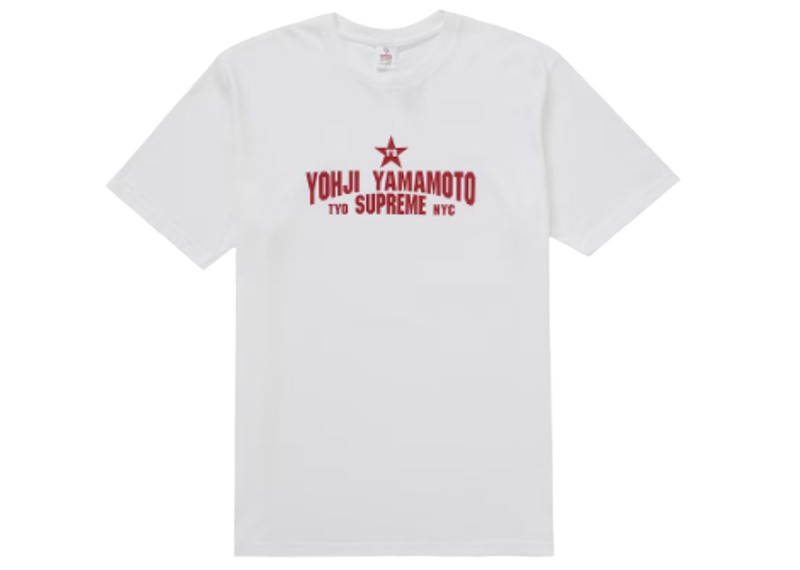 Supreme Ys by Yohji Yamamoto Star Tee White-Supreme-pikastore.cz