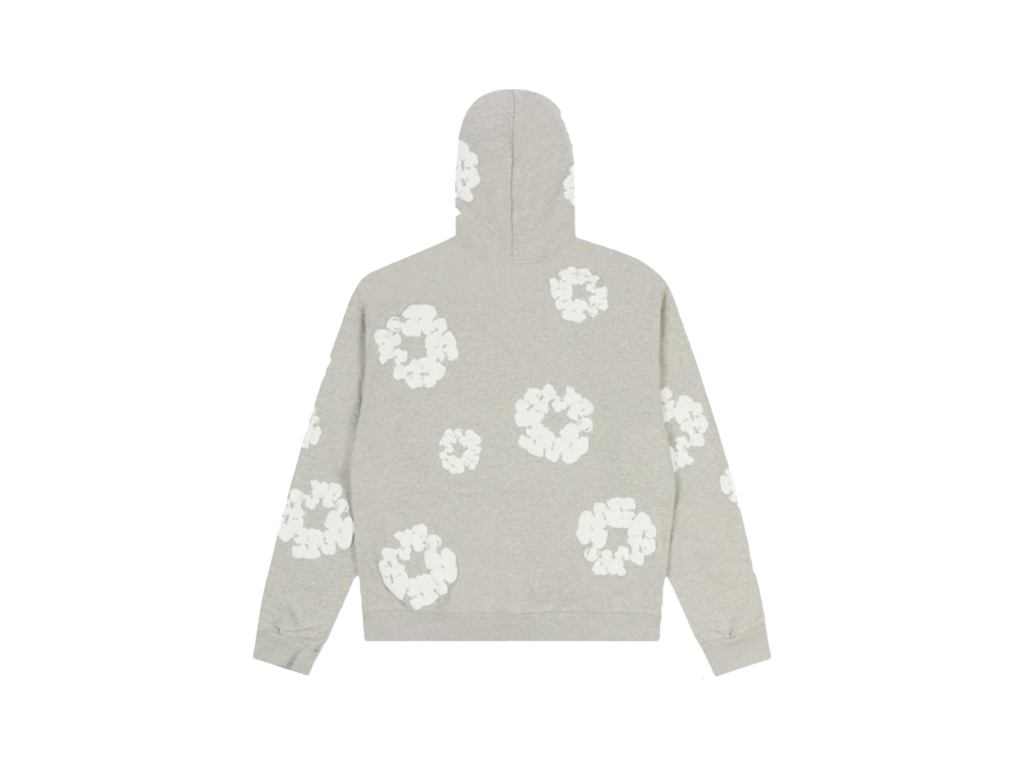 Denim Tears Cotton Wreath Zip Hoodie Grey-Denim Tears-pikastore.cz